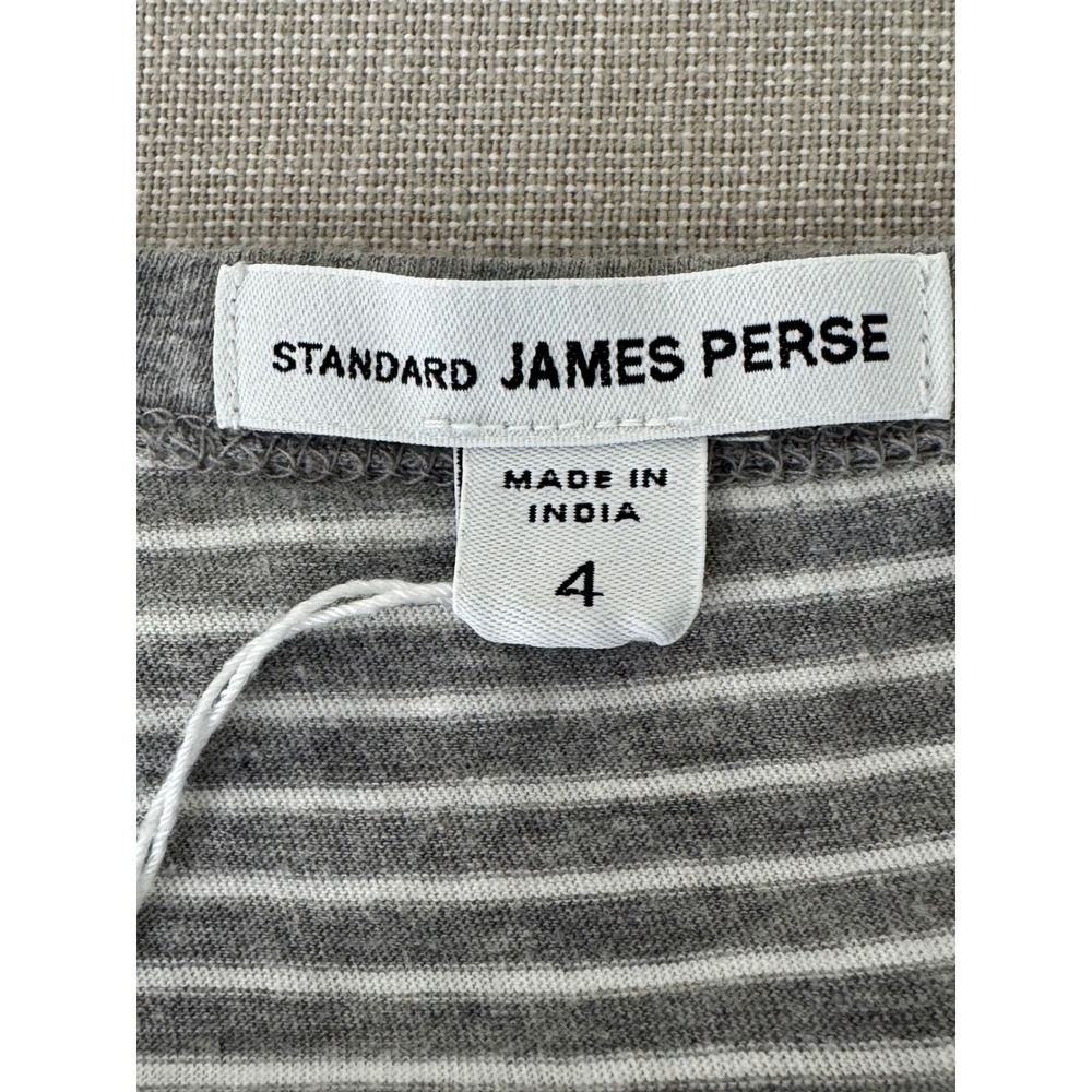 Standard James Perse 3/4 Sleeve Tee Womens Size 4 - Picture 5 of 8
